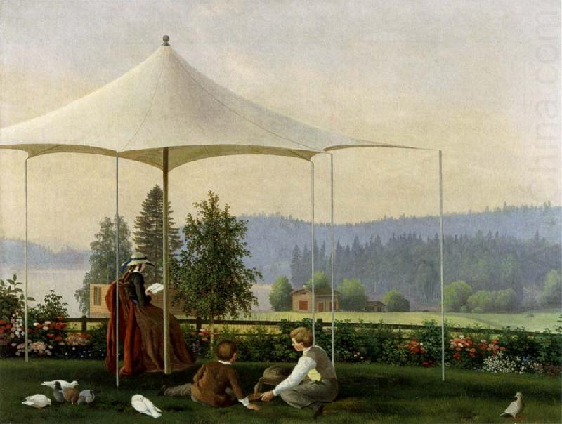 Garden in Haminanlathi, Ferdinand von Wright